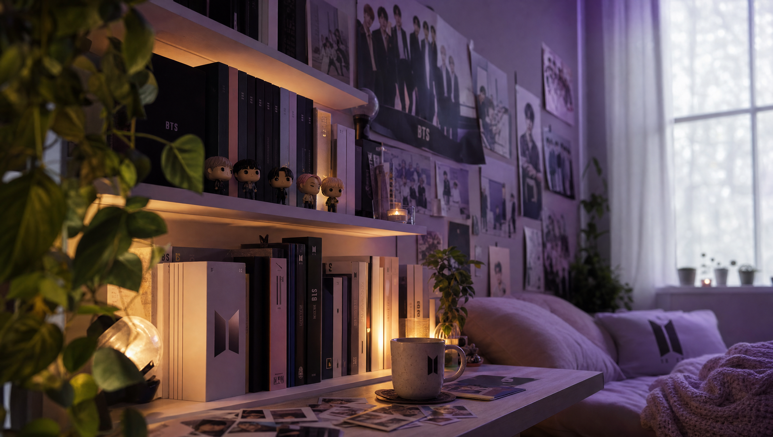 BTS inspired fandom room